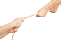 Hands Pulling Rope